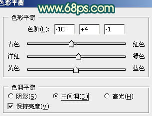 Photoshop将人物图片调成淡淡的古典黄青色