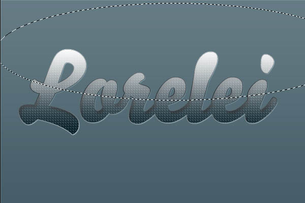 Photoshop制作边缘发光的纹理字