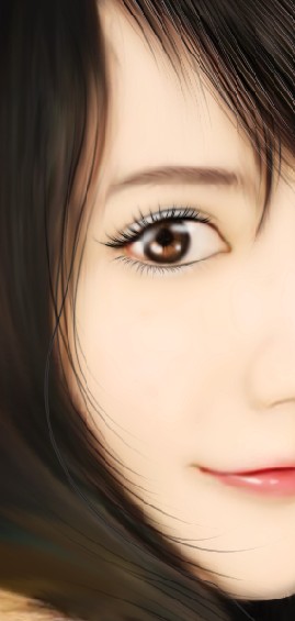 ps下非常完美的人物头像转手绘效果