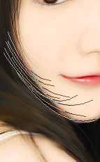 ps下非常完美的人物头像转手绘效果