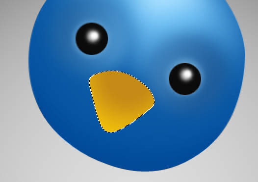 Photoshop下制作一只非常可爱的蓝色小鸟