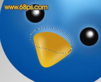 Photoshop下制作一只非常可爱的蓝色小鸟