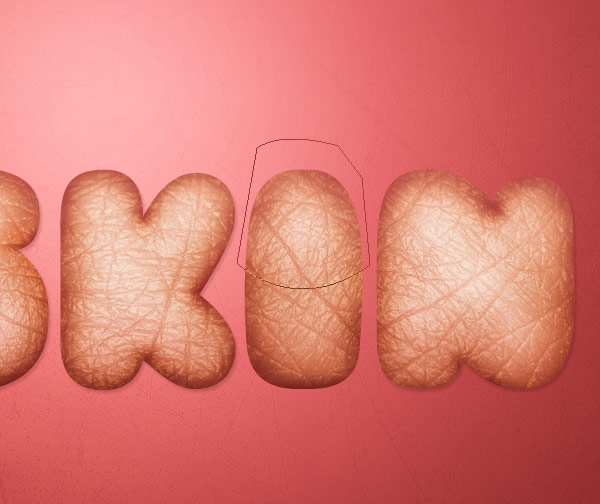 Photoshop打造另类的鲜肉字