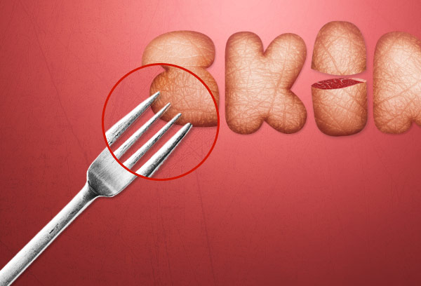 Photoshop打造另类的鲜肉字