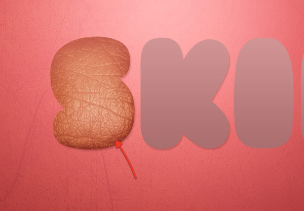 Photoshop打造另类的鲜肉字