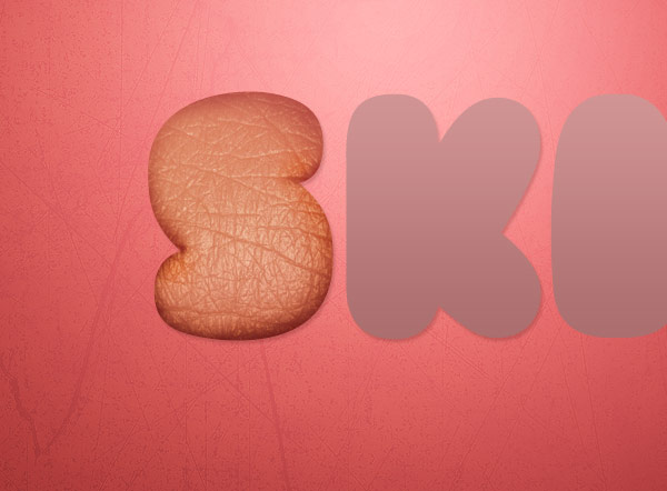 Photoshop打造另类的鲜肉字