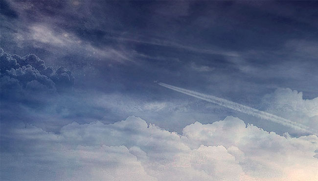 Photoshop为风景图片加上冰冻效果