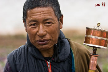 photoshop简单三步调出人物图片HDR效果