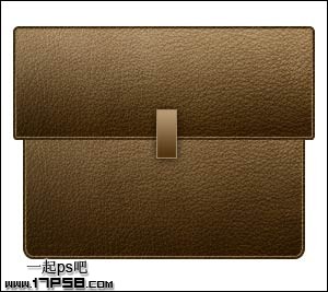 Photoshop打造简单的皮质公文包