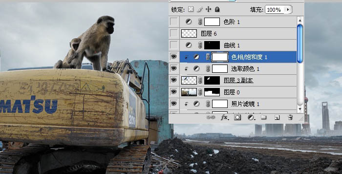 photoshop合成一张保护环境宣传海报
