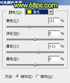 Photoshop调出绿色外景图片紫红的黄昏色