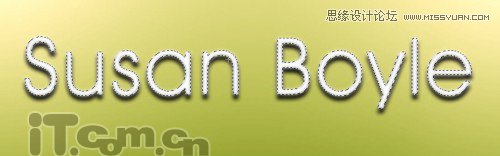 Photoshop打造一款彩色糖果文字教程