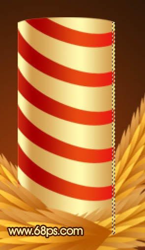 Photoshop打造漂亮的圣诞蜡烛