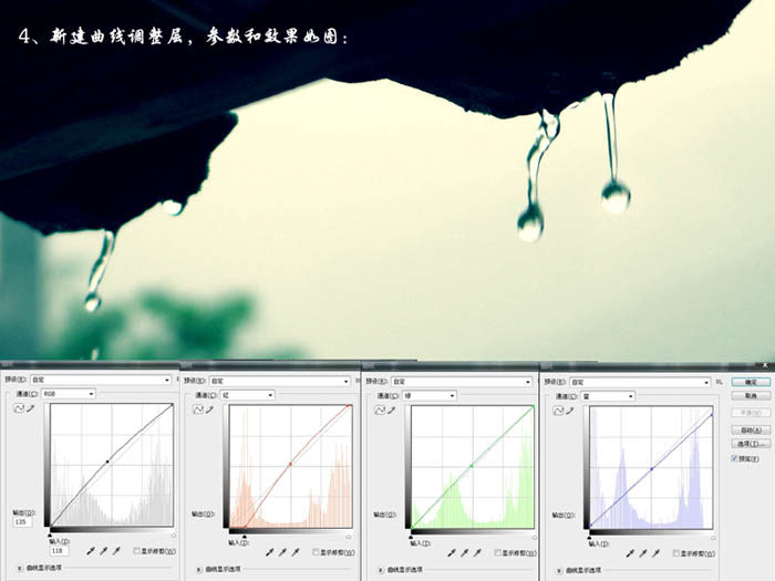 Photoshop将偏灰风景图片调成清爽干净的绿色调