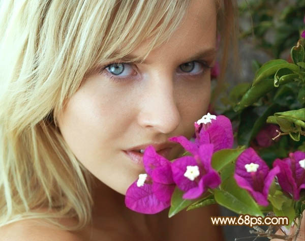 Photoshop为偏灰的人物图片润肤