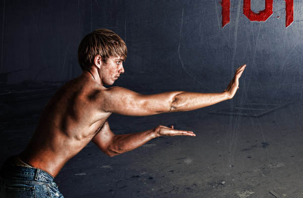 Photoshop打造非常有冲击感的虎头烟雾