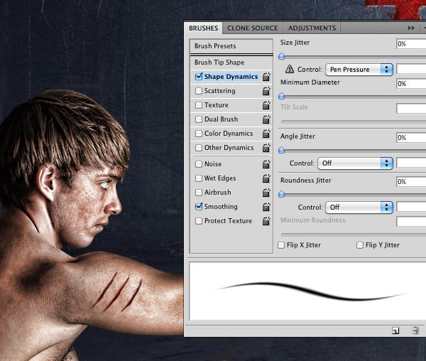 Photoshop打造非常有冲击感的虎头烟雾