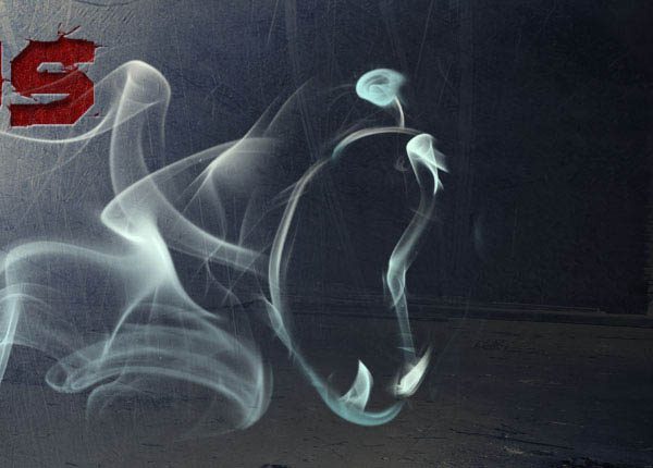 Photoshop打造非常有冲击感的虎头烟雾