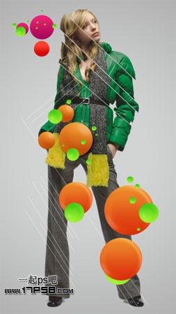 Photoshop快速为美女图片加上潮流装饰元素