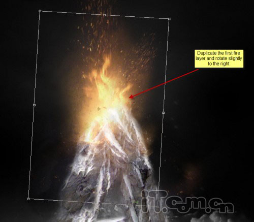 photoshop合成非常震撼的火山喷发字