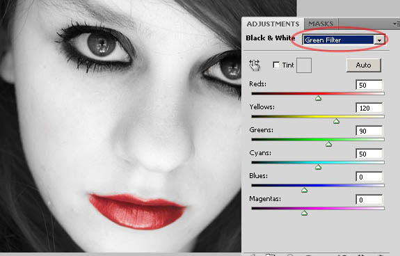 Photoshop快速打造哥特风格人像图片