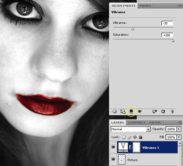 Photoshop快速打造哥特风格人像图片