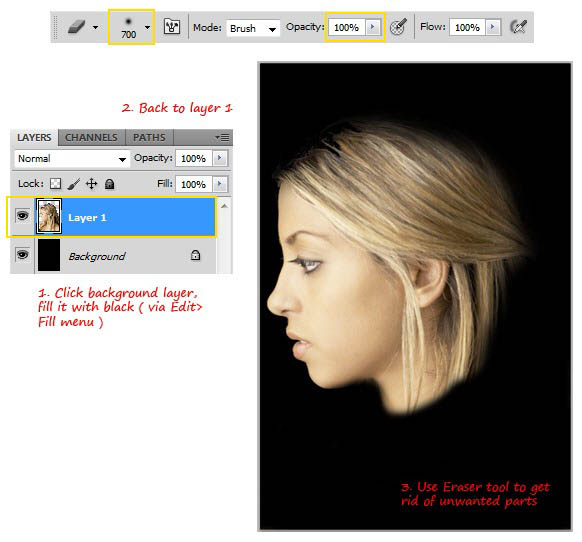 Photoshop制作魔幻的红色火焰头像