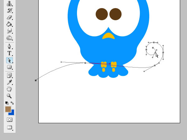 Photoshop打造Twitter可爱蓝色小鸟图标