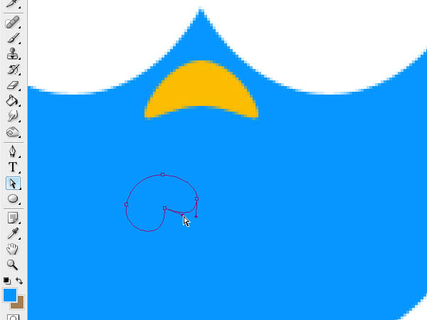 Photoshop打造Twitter可爱蓝色小鸟图标