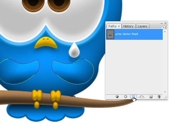 Photoshop打造Twitter可爱蓝色小鸟图标