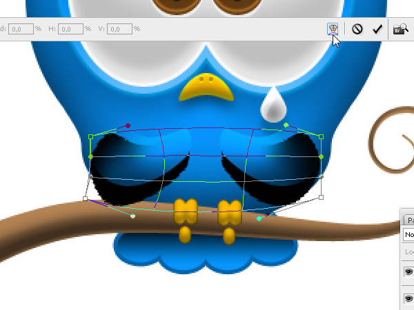 Photoshop打造Twitter可爱蓝色小鸟图标