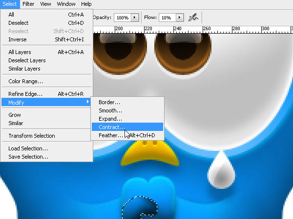 Photoshop打造Twitter可爱蓝色小鸟图标