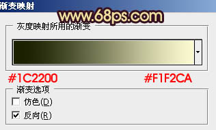 Photoshop下将麦穗图片调成古典暗青色