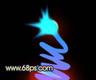 Photoshop打造斑斓的光影圣诞树