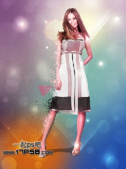 Photoshop将美女图片处理成唯美的潮流艺术插画