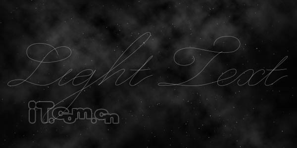 Photoshop制作漂亮的连写金色发光字