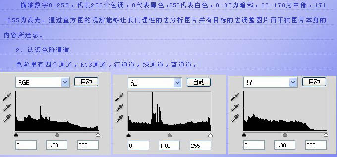 ps利用色阶快速调出高对比的紫色人物图片