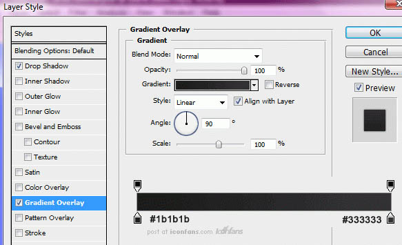 Photoshop打造精致的金属抽丝图标