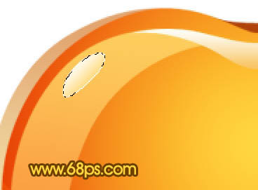 Photoshop打造简单的红色水晶苹果