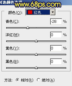 Photoshop下为湖面图片加上漂亮的朝霞色