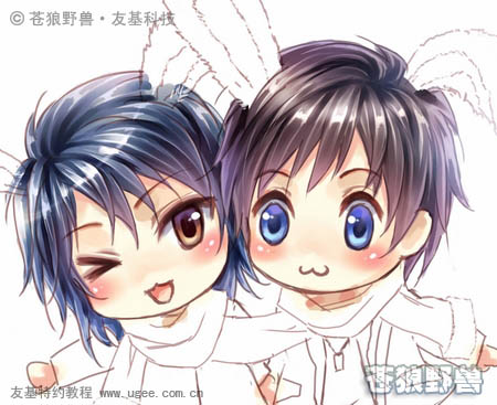 photoshop与PT结合鼠绘漂亮的新年插画