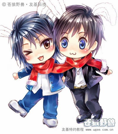 photoshop与PT结合鼠绘漂亮的新年插画