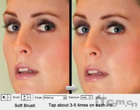 Photoshop为室内人物图片磨皮及润色