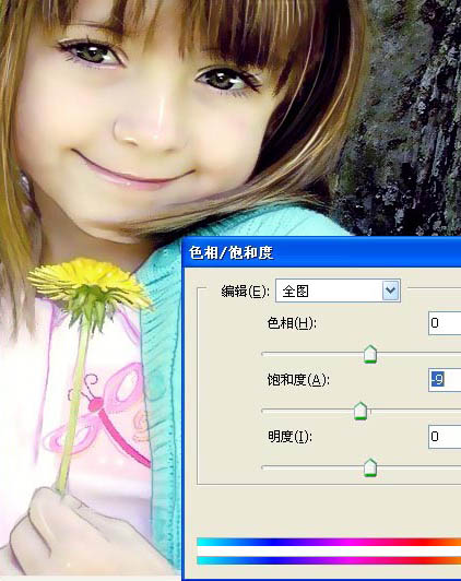 Photoshop将小女孩照片快速转为质感手绘效果