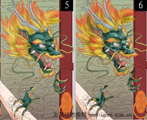 photoshop鼠绘非常唯美的古典插画刺青