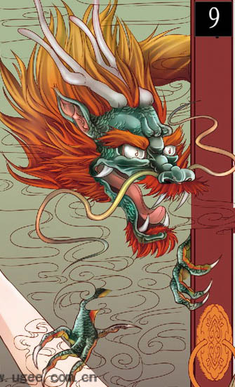 photoshop鼠绘非常唯美的古典插画刺青