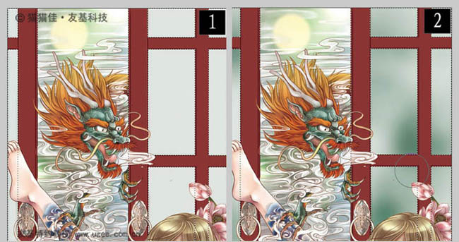 photoshop鼠绘非常唯美的古典插画刺青