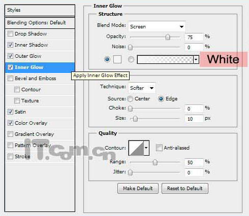 Photoshop打造表面发蓝光的金属字