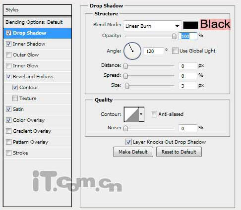 Photoshop打造表面发蓝光的金属字