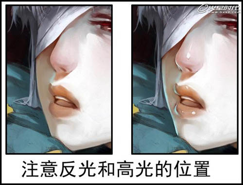 photoshop鼠绘悲切的别离插画